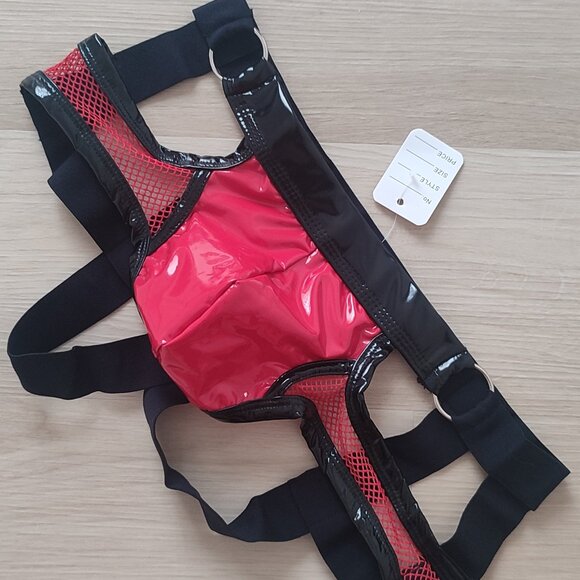 Jockstrap rouge et noir - Picture 1 of 8